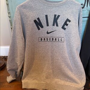 Nike Men's Gray Baseball Sweatshirt
